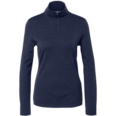 Tchibo - Funktionsshirt mit RWS-zertifizierter Wolle - Damen - Gr. XS - dunkelblau Tchibo - Funktionsshirt mit RWS-zertifizierter Wolle - Damen - Gr. XS - dunkelblau