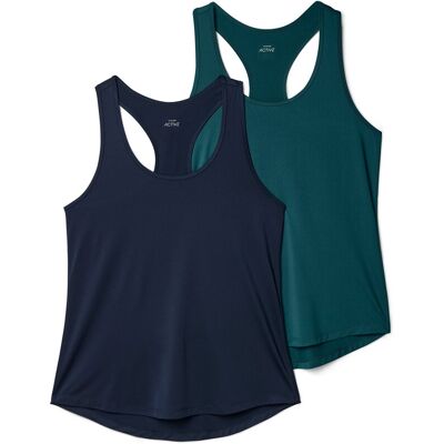 Tchibo - 2 Funktionstops - Damen - Gr. XS - petrol Tchibo - 2 Funktionstops - Damen - Gr. XS - petrol