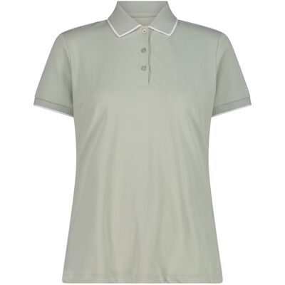 CMP Damen-Poloshirt aus Stretch-Piqué - Damen - Gr. 48 - grün CMP Damen-Poloshirt aus Stretch-Piqué - Damen - Gr. 48 - grün