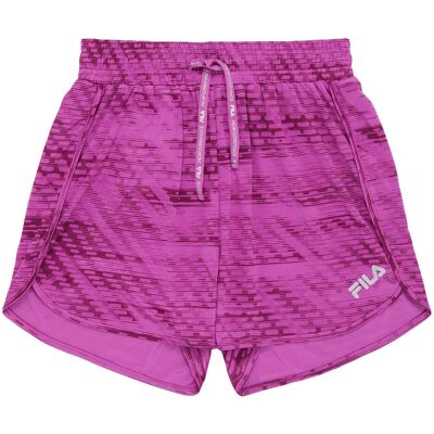 Fila Damen-Funktionsshorts - Damen - Gr. L - lila/print Fila Damen-Funktionsshorts - Damen - Gr. L - lila/print