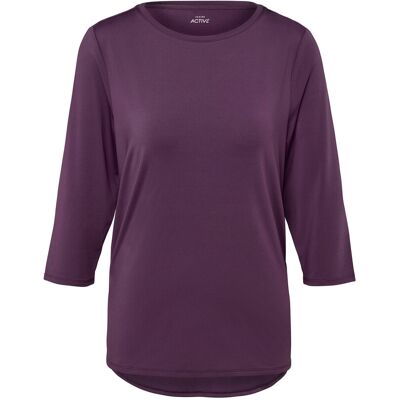 Tchibo - Funktionsshirt mit 3/4-Ärmel - Damen - Gr. S - pflaume Tchibo - Funktionsshirt mit 3/4-Ärmel - Damen - Gr. S - pflaume