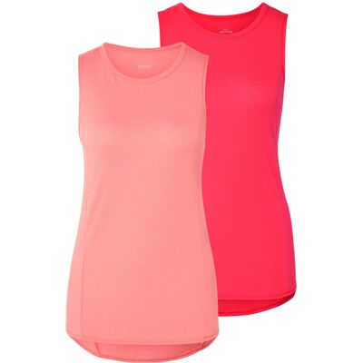 Tchibo - 2 Sport-Tops - Damen - Gr. XS - koralle Tchibo - 2 Sport-Tops - Damen - Gr. XS - koralle