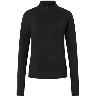 Tchibo - Sportshirt mit Half-Zip - Damen - Gr. XXL - schwarz Tchibo - Sportshirt mit Half-Zip - Damen - Gr. XXL - schwarz
