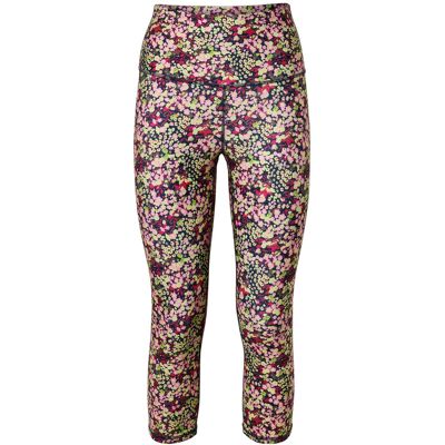 Tchibo - 3/4-Sportleggings »ActivePower« - Damen - Gr. S - mehrfarbig/geblümt Tchibo - 3/4-Sportleggings »ActivePower« - Damen - Gr. S - mehrfarbig/geblümt