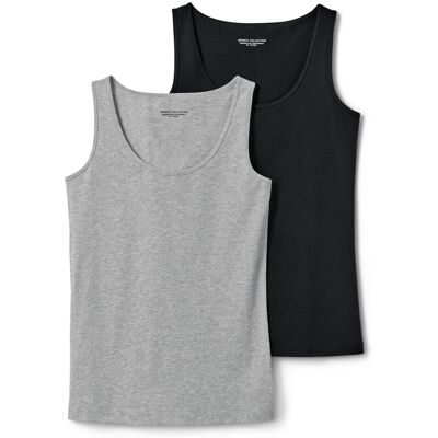 Tchibo - 2 Tops - Damen - Gr. XXL - schwarz Tchibo - 2 Tops - Damen - Gr. XXL - schwarz