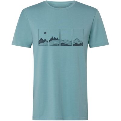 Tchibo - Outdoor-T-Shirt - Herren - Gr. XXL - türkis/print Tchibo - Outdoor-T-Shirt - Herren - Gr. XXL - türkis/print