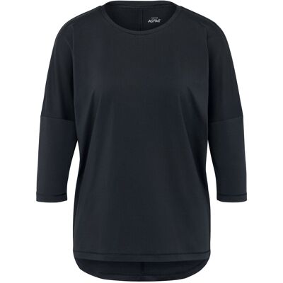 Tchibo - 3/4-Sportshirt - Damen - Gr. L - schwarz Tchibo - 3/4-Sportshirt - Damen - Gr. L - schwarz