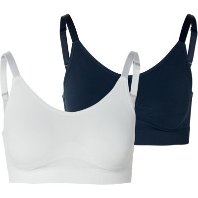 Tchibo - 2 Seamless-Sport-BHs - Damen - Gr. S - weiss Tchibo - 2 Seamless-Sport-BHs - Damen - Gr. S - weiss
