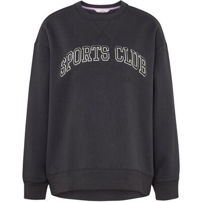 Tchibo - Sport-Sweatshirt - Damen - Gr. L - anthrazit/print Tchibo - Sport-Sweatshirt - Damen - Gr. L - anthrazit/print