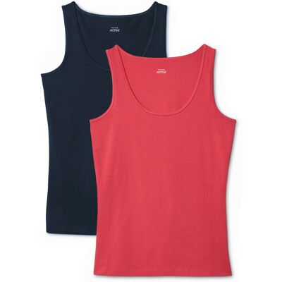 Tchibo - 2 Tops - Damen - Gr. S - dunkelblau Tchibo - 2 Tops - Damen - Gr. S - dunkelblau
