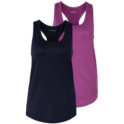 Tchibo - 2 Funktionstops - Damen - Gr. XS - dunkelblau Tchibo - 2 Funktionstops - Damen - Gr. XS - dunkelblau