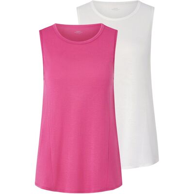 Tchibo - 2 Sport-Tops - Damen - Gr. M - pink Tchibo - 2 Sport-Tops - Damen - Gr. M - pink
