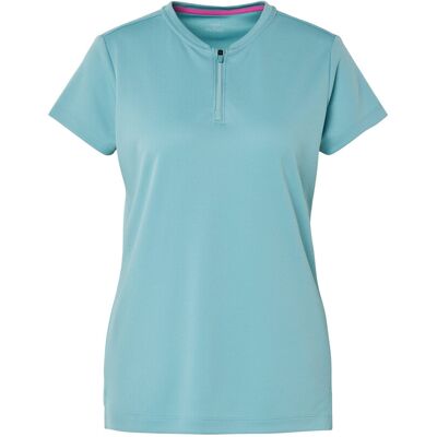 Tchibo - Half-Zip-Sportshirt - Damen - Gr. M - türkis Tchibo - Half-Zip-Sportshirt - Damen - Gr. M - türkis