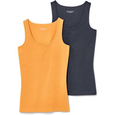 Tchibo - 2 Tops - Damen - Gr. M - orange Tchibo - 2 Tops - Damen - Gr. M - orange