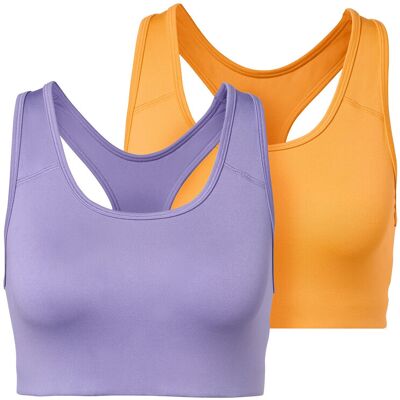 Tchibo - 2 Sport-BHs - Damen - Gr. XS - lila Tchibo - 2 Sport-BHs - Damen - Gr. XS - lila