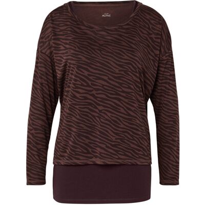 Tchibo - 2-in-1-Sportshirt - Damen - Gr. M - braun Tchibo - 2-in-1-Sportshirt - Damen - Gr. M - braun