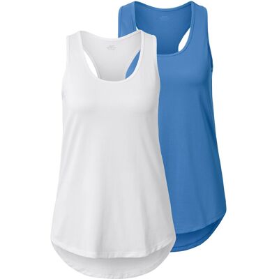 Tchibo - 2 Funktionstops - Damen - Gr. XL - blau Tchibo - 2 Funktionstops - Damen - Gr. XL - blau