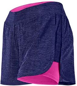 Tchibo - Sportshorts - Lila/Meliert - Gr.: S Polyester  S 36/38