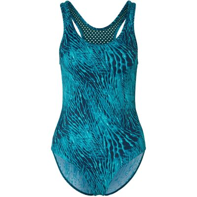 Tchibo - Sport-Badeanzug - Damen - Gr. 38 - petrol/print Tchibo - Sport-Badeanzug - Damen - Gr. 38 - petrol/print
