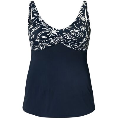 Tchibo - Tankini-Top - Damen - Gr. 48 - dunkelblau/print Tchibo - Tankini-Top - Damen - Gr. 48 - dunkelblau/print