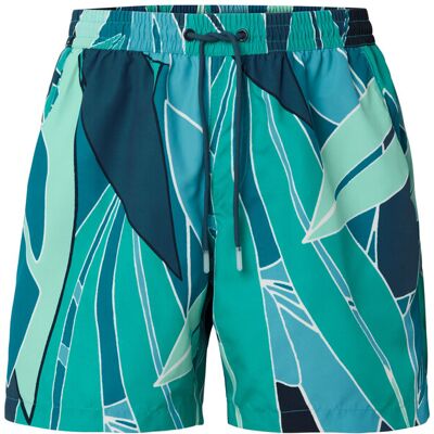 Tchibo - Badeshorts - Herren - Gr. M - türkis/print Tchibo - Badeshorts - Herren - Gr. M - türkis/print