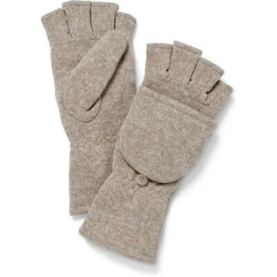 Tchibo - Strickfleece-Klappfäustlinge - Unisex - Gr. 6,5 - beige Tchibo - Strickfleece-Klappfäustlinge - Unisex - Gr. 6,5 - beige