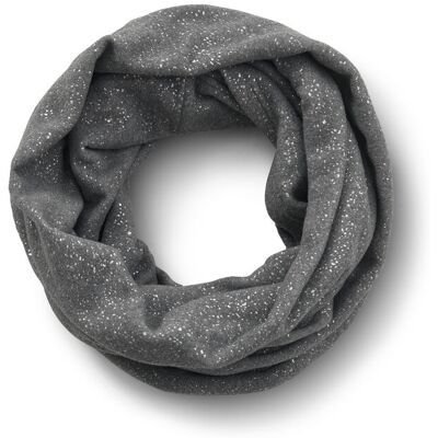 Tchibo - Glitzernder Fleece-Loop - silber Tchibo - Glitzernder Fleece-Loop - silber