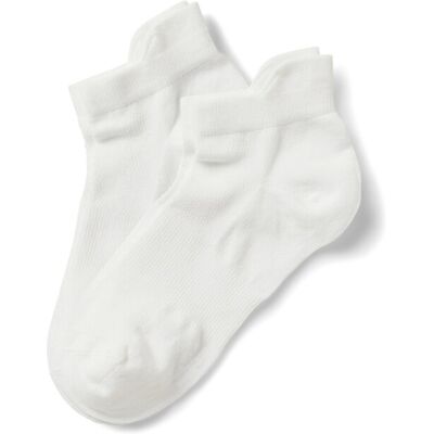 Tchibo - 2 Paar Sneaker-Sportsocken - Damen - Gr. 43-46 - weiss Tchibo - 2 Paar Sneaker-Sportsocken - Damen - Gr. 43-46 - weiss
