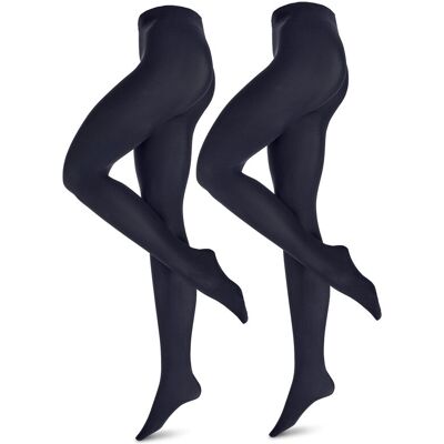 Tchibo - 2 Paar Feinstrumpfhosen - Damen - Gr. S - dunkelblau Tchibo - 2 Paar Feinstrumpfhosen - Damen - Gr. S - dunkelblau