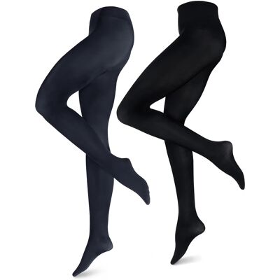 Tchibo - 2 Paar Feinstrumpfhosen - Damen - Gr. S - dunkelblau Tchibo - 2 Paar Feinstrumpfhosen - Damen - Gr. S - dunkelblau