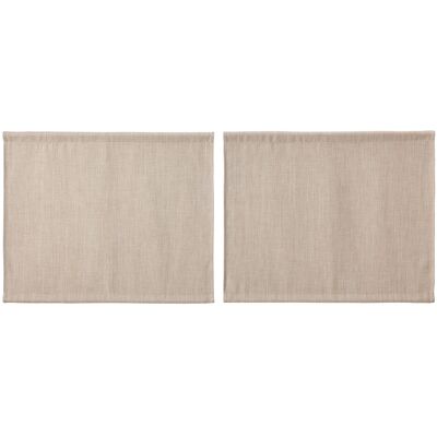 Tchibo - 2 Verdunkelungs-Halbgardinenschals - taupe Tchibo - 2 Verdunkelungs-Halbgardinenschals - taupe