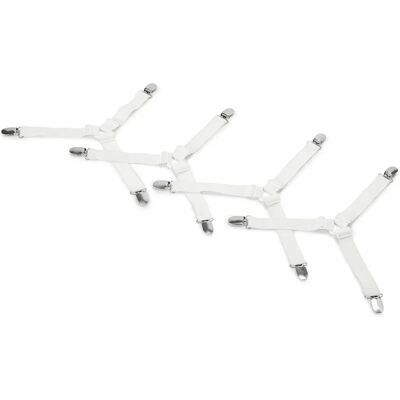 Tchibo - 4 Fixleintuch-Clips - silber Tchibo - 4 Fixleintuch-Clips - silber