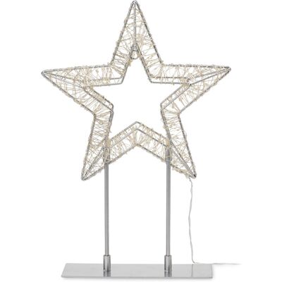 Tchibo - 3-in-1-LED-Stern - silber Tchibo - 3-in-1-LED-Stern - silber