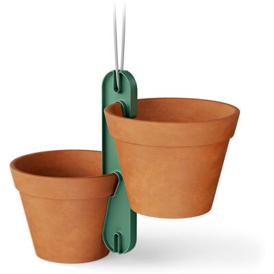 Tchibo - Blumenampel für Tontöpfe - grün Tchibo - Blumenampel für Tontöpfe - grün