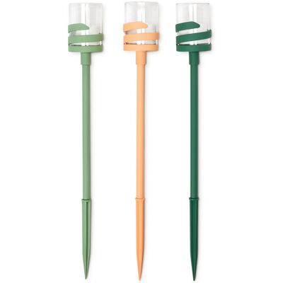 Tchibo - 3 LED-Outdoor-Spiesse - hellgrün Tchibo - 3 LED-Outdoor-Spiesse - hellgrün