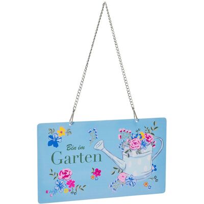 Tchibo - Gartenschild - hellblau Tchibo - Gartenschild - hellblau