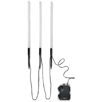 Tchibo - 3 LED-Outdoor-Spiesse - schwarz Tchibo - 3 LED-Outdoor-Spiesse - schwarz