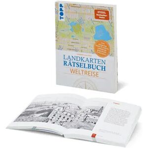 Buch: Landkarten-Rätselbuch »Weltreise« - Tchibo Papier aus nachhaltigen Quellen   unisex