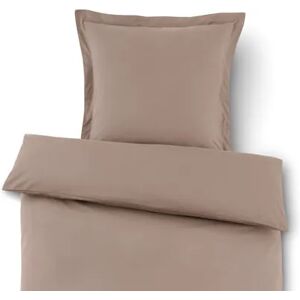 Tencel™-Baumwoll-Bettwäsche - Tchibo - Taupe -Masse: 135 x 200 cm Baumwolle   unisex