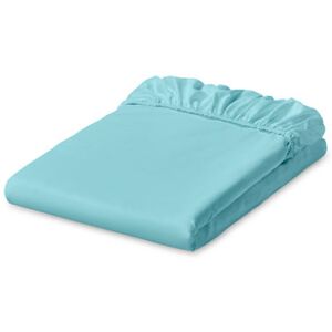 Jersey-Fixleintuch - Tchibo - Blau Baumwolle Aqua  unisex