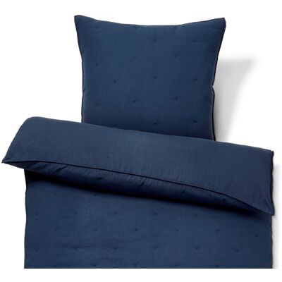 Tchibo - Bettwäsche mit Steppmuster - blau Tchibo - Bettwäsche mit Steppmuster - blau