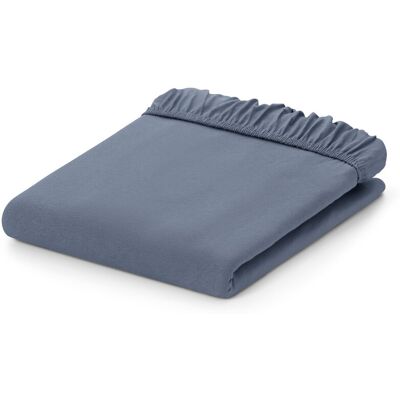 Tchibo - Jersey-Fixleintuch - blau Tchibo - Jersey-Fixleintuch - blau