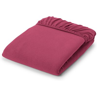Tchibo - Jersey-Fixleintuch - dunkelrosa Tchibo - Jersey-Fixleintuch - dunkelrosa