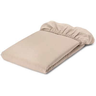 Tchibo - Perkal-Fixleintuch - beige Tchibo - Perkal-Fixleintuch - beige