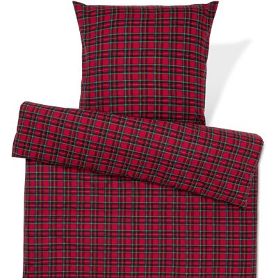 Tchibo - Biber-Bettwäsche - rot Tchibo - Biber-Bettwäsche - rot