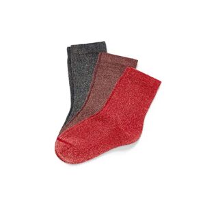 Tchibo - 3 Paar Kinder-Glitzersocken - Dunkelblau -Kinder - Gr.: 35-38 Polyester 1x 35-38 unisex