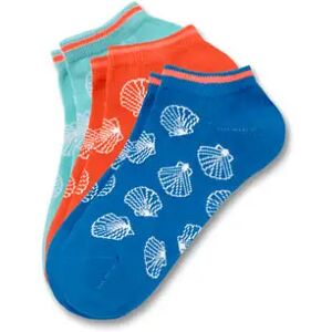 Tchibo - 3 Paar Sneakersocken - Blau -Kinder - Gr.: 31-34 Baumwolle 1x 31-34 unisex