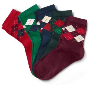 Tchibo - 5 Paar Kleinkinder-Socken - Bordeaux -Kinder - Gr.: 31-34 Baumwolle 1x 31-34 unisex