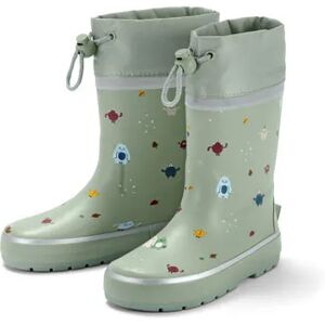 Tchibo - Gummistiefel mit Monsterprint - Grün -Kinder - Gr.: 24/25 Kunststoff Grün 24/25 unisex