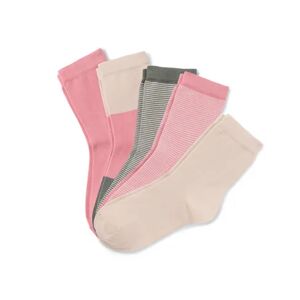 Tchibo - 5 Paar Socken - Braun -Kinder - Gr.: 35-38 Baumwolle 1x 35-38 unisex
